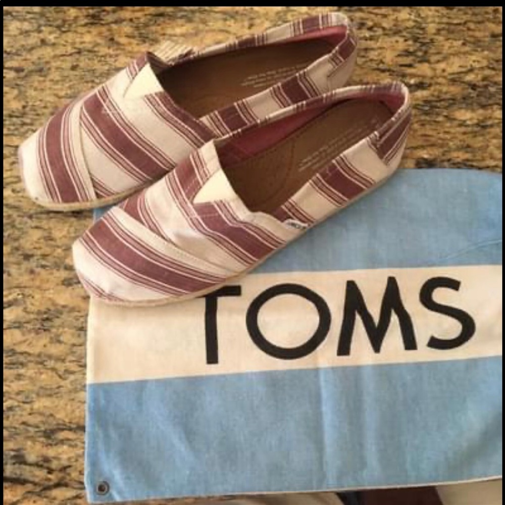 Toms Shoes - canvas and weave, men’s Size 8.5
